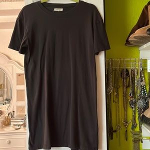 Madewell Black T-shirt Dress